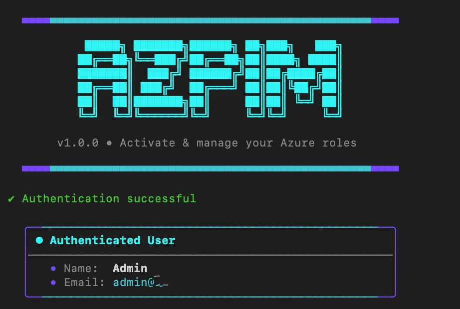 Cover for AZPIM CLI